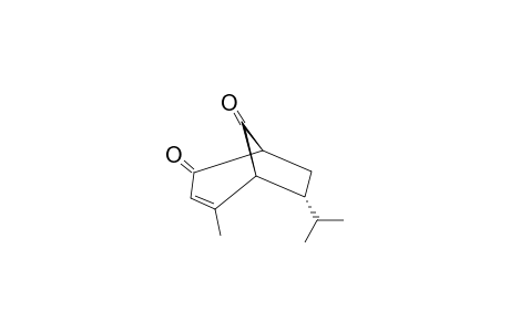 (1R,5R,6R)-4-METHYL-ENDO-6-(METHYLETHYL)-BICYCLO-[3.2.1]-OCT-3-EN-2,8-DIONE