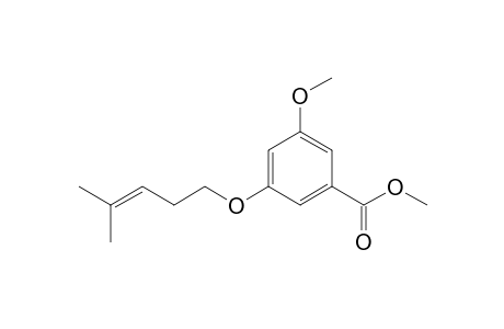 Methyl 3-methoxy-5-(4-methylpent-3-en-1-yloxy)benzoate