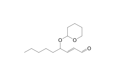 (E)-4-(Tetrahydro-2H-pyran-2-yloxy)-non-2-enal
