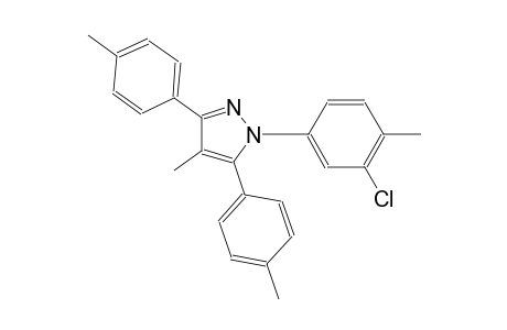 1-(3-chloro-4-methylphenyl)-4-methyl-3,5-bis(4-methylphenyl)-1H-pyrazole