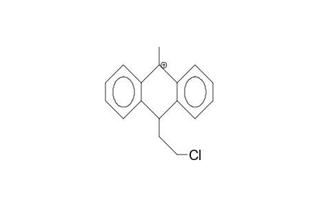 9-(2-Chloro-ethyl)-10-methyl-anthracenium cation (9-hydro)