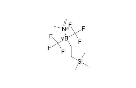 Ethane, 1-trimethylsilyl-2-[bis(trifluoromethyl)borane]@methylmethyleneimine-