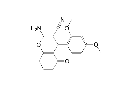 4H-1-benzopyran-3-carbonitrile, 2-amino-4-(2,4-dimethoxyphenyl)-5,6,7,8-tetrahydro-5-oxo-