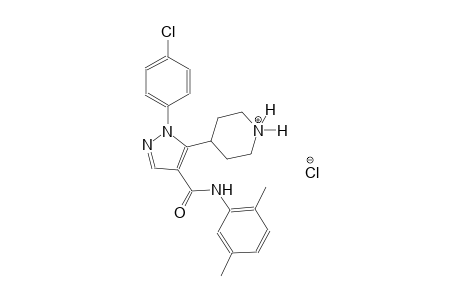 piperidinium, 4-[1-(4-chlorophenyl)-4-[[(2,5-dimethylphenyl)amino]carbonyl]-1H-pyrazol-5-yl]-, chloride