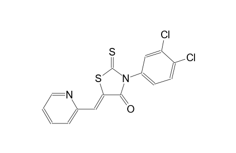 (5Z)-3-(3,4-dichlorophenyl)-5-(2-pyridinylmethylene)-2-thioxo-1,3-thiazolidin-4-one