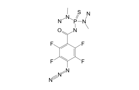4-azido-N-bis(amino-methyl-amino)thiophosphoryl-2,3,5,6-tetrafluoro-benzamide