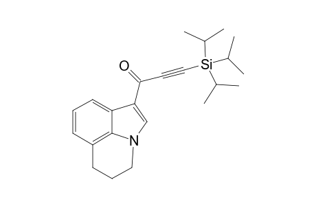 1-(5,6-Dihydro-4H-pyrrolo[3,2,1-ij]quinolin-1-yl)-3-(triisopropylsilyl)prop-2-yn-1-one