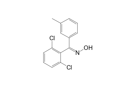(2,6-dichlorophenyl)-(3-methylphenyl)methanone oxime
