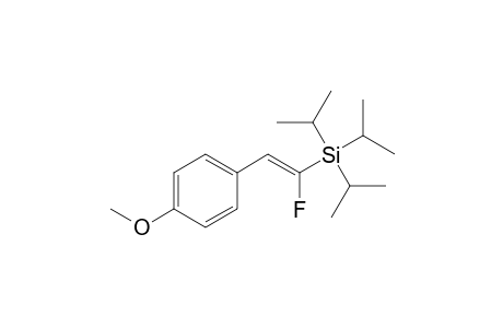 (E)1-Fluoro-2-(4'-methoxy)phenyl-1-(triisopropyl)silylethene