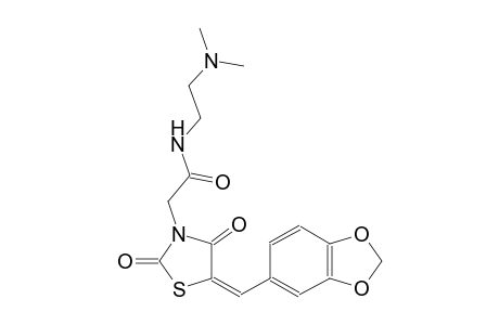 3-thiazolidineacetamide, 5-(1,3-benzodioxol-5-ylmethylene)-N-[2-(dimethylamino)ethyl]-2,4-dioxo-, (5E)-