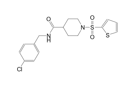 N-(4-chlorobenzyl)-1-(2-thienylsulfonyl)-4-piperidinecarboxamide