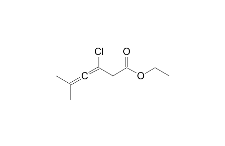 Ethyl 3-chloro-5-methyl-3,4-hexadienoate