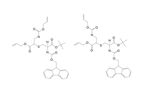 (R/S)-2-[(R)-2-TERT.-BUTOXYCARBONYL-2-(FLUOREN-9-YLMETHOXYCARBONYLAMINO)-ETHYLSULFANYL]-3-(ALLYLOXYCARBONYLAMINO)-PROPIONIC-ACID-ALLYLESTER