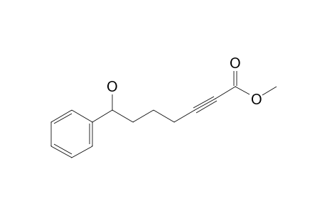 7-hydroxy-7-phenyl-hept-2-ynoic acid methyl ester