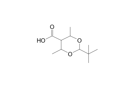2-tert-Butyl-4,6-dimethyl-1,3-dioxane-5-carboxylic acid