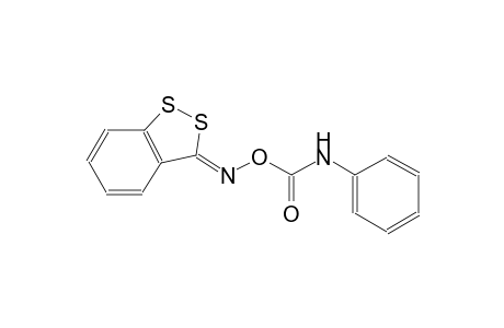 (3Z)-3-{[(anilinocarbonyl)oxy]imino}-3H-1,2-benzodithiole