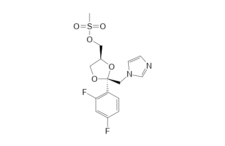 CIS-{2-(2,4-DIFLUOROPHENYL)-2-[1H-IMIDAZOL-1-YL]-METHYL-1,3-DIOXOLANE-4-YL}-METHYL-METHANESULFONATE