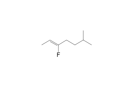 trans-3-Fluoro-6-methyl-2-heptene