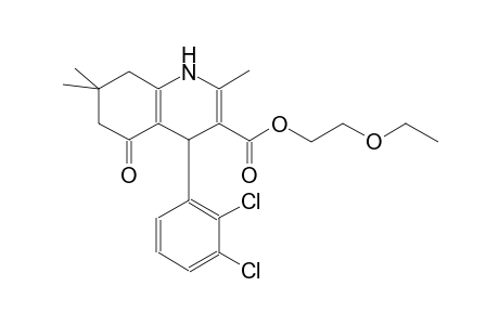 2-ethoxyethyl 4-(2,3-dichlorophenyl)-2,7,7-trimethyl-5-oxo-1,4,5,6,7,8-hexahydro-3-quinolinecarboxylate