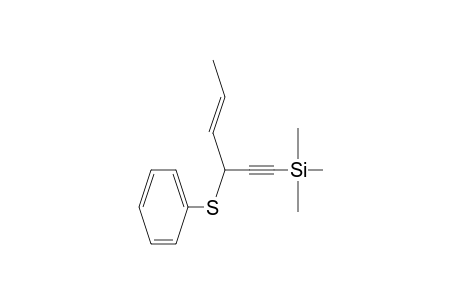 trimethyl-[(E)-3-phenylsulfanylhex-4-en-1-ynyl]silane