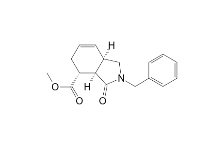 1H-Isoindole-4-carboxylic acid, 2,3,3a,4,5,7a-hexahydro-3-oxo-2-(phenylmethyl)-, methyl ester, (3a.alpha.,4.alpha.,7a.alpha.)-(.+-.)-