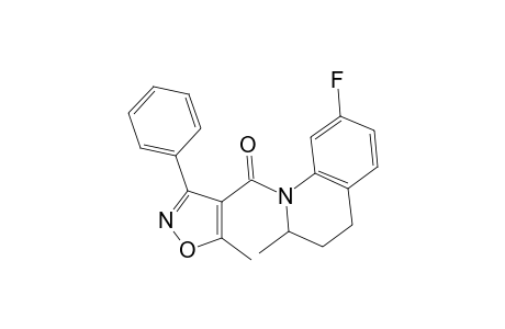 (7-Fluoro-2-methyl-3,4-dihydro-2H-quinolin-1-yl)(5-methyl-3-phenylisoxazol-4-yl)methanone