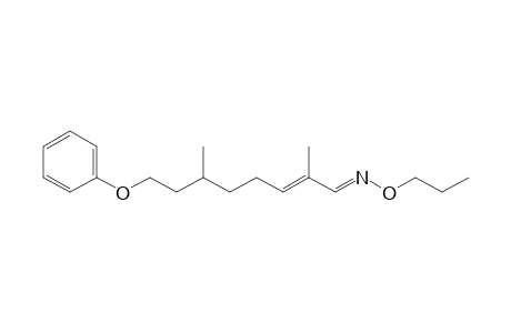 8-Phenyloxy-1-(propoxyimino)-2,6-dimethyl-2-octene