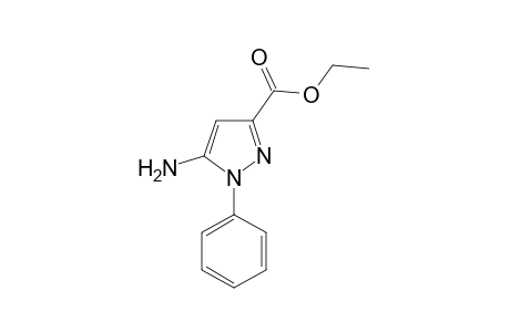 5-amino-1-phenylpyrazole-3-carboxylic acid, ethyl ester