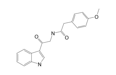N-[2-(1H-INDOL-3-YL)-2-OXO-ETHYL]-2-(4-METHOXYPHENYL)-ACETAMIDE