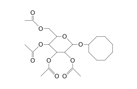 Tetra-O-acetyl-1-cyclooctyl.beta.-D-glucopyranoside