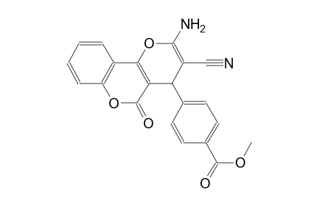 methyl 4-(2-amino-3-cyano-5-oxo-4H,5H-pyrano[3,2-c]chromen-4-yl)benzoate
