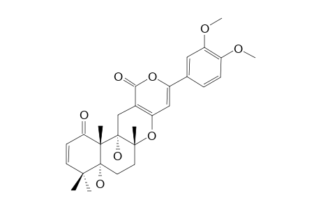 ARISUGACIN-A;4A,6,6A,12,12A,12B-HEXAHYDRO-4A,12A-DIHYDROXY-4,4,6A,12B-TETRAMETHYL-9-(3,4-DIMETHOXYPHENYL)-4H,11H-NAPHTHO[2,1-B]PYRANO[3,4-E]PYRAN-1