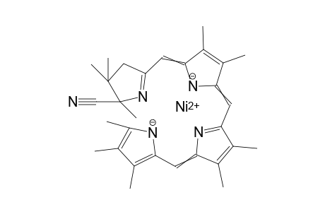 (17,18,19,23-Tetrahydro-1,2,3,7,8,12,13,18,18,19-decamethyl-22H-biline-19-carbonitrilato)nickel(II)