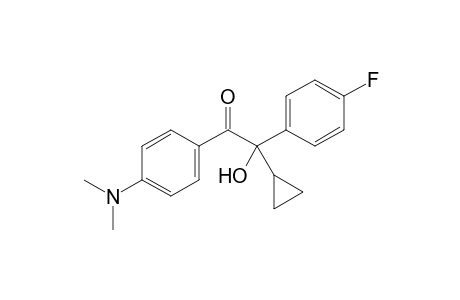 2-Cyclopropyl-1-(4-(dimethylamino)phenyl)-2-(4-fluorophenyl)-2-hydroxyethan-1-one