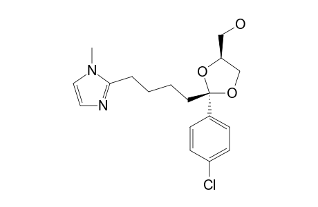 CIS-2-(4-CHLOROPHENYL)-2-[4-(1-METHYL-2-IMIDAZOLYL)-BUTYL]-4-(HYDROXYMETHYL)-1,3-DIOXOLANE