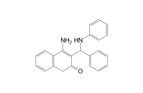 4-Amino-3-(phenyl(phenylamino)methyl)-2H-coumarin-2-one