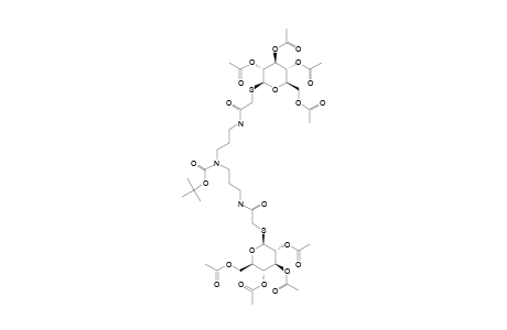 BIS-[3-(2,3,4,6-TETRA-O-ACETYL-BETA-D-GLUCOPYRANOSYL-1-THIO-METHYLCARBONYLAMINO)-PROPYL]-N-TERT.-BUTOXYCARBONYL-AMINE