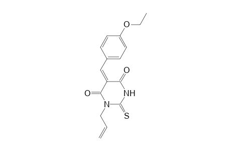 1-Allyl-5-(4-ethoxy-benzylidene)-2-thioxo-dihydro-pyrimidine-4,6-dione
