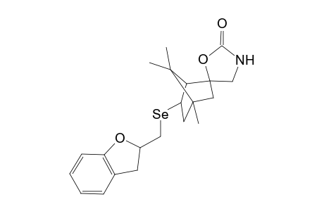 2-(spiro[Oxazolidin-2-one-5,3'-1',7',7'-trimethylbicyclo[2.2.1]heptane-3'-yl]selanylmethyl)-2,3-dihydrobenzofuran