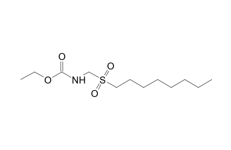 [(octylsulfonyl)methyl]carbamic acid, ethyl ester