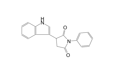 2,5-pyrrolidinedione, 3-(1H-indol-3-yl)-1-phenyl-