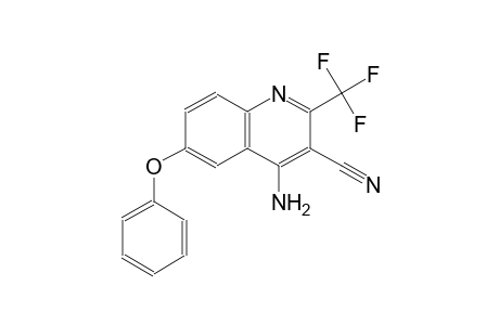4-amino-6-phenoxy-2-(trifluoromethyl)-3-quinolinecarbonitrile