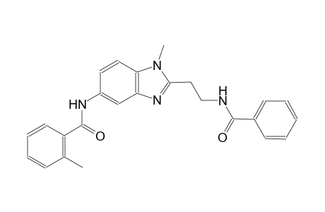N-{2-[2-(benzoylamino)ethyl]-1-methyl-1H-benzimidazol-5-yl}-2-methylbenzamide