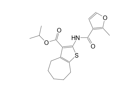 isopropyl 2-[(2-methyl-3-furoyl)amino]-5,6,7,8-tetrahydro-4H-cyclohepta[b]thiophene-3-carboxylate