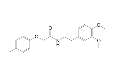 acetamide, N-[2-(3,4-dimethoxyphenyl)ethyl]-2-(2,4-dimethylphenoxy)-