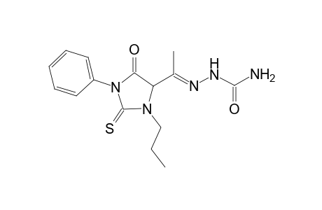 1-(5-Oxo-1-pheny1-3-propyl-2-thioxoimidazolidin-4-yl)ethan-1-one Semicarbazone