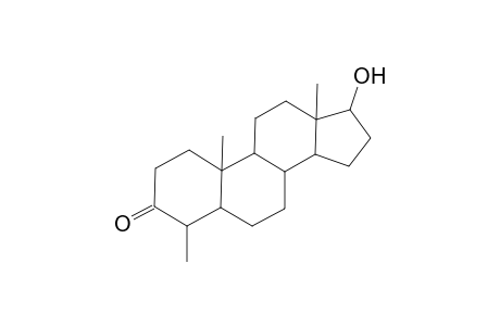 5.alpha.-Androstan-3-one, 17.beta.-hydroxy-4.alpha.-methyl-