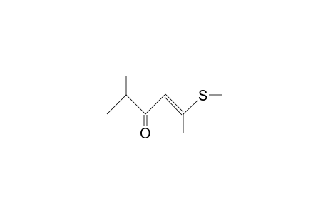 (E)-2-Methyl-5-methylthio-hex-4-en-3-one