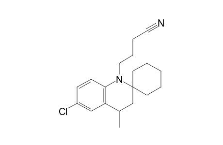6-Chloro-N-(.gamma.-cyanopropyl)-3,4-dihydro-4-methylspiro[quinoline-2,1'-cyclohexane]