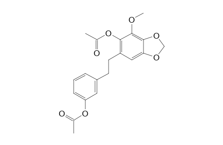BULBOPHYLLIN-DIACETATE;2,3'-DIACETOXY-3-METHOXY-4,5-METHYLENEDIOXY